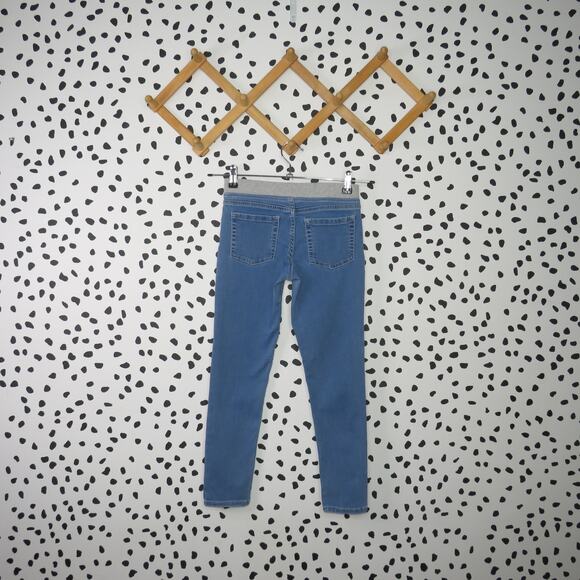 Wonder Nation Medium Wash Pull On Girls Jeggings - Picture 3 of 7